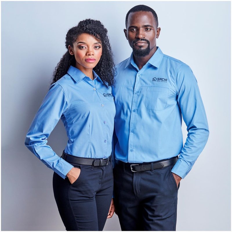 Ladies Long Sleeve Empire Shirt - Image 3